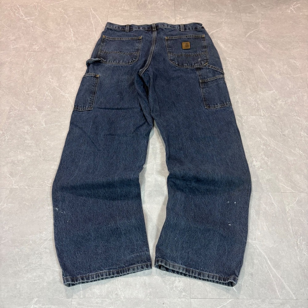 Carhartt Mens B13 DPS Original Dungaree Fit Carpenter Jeans Blue 36x32